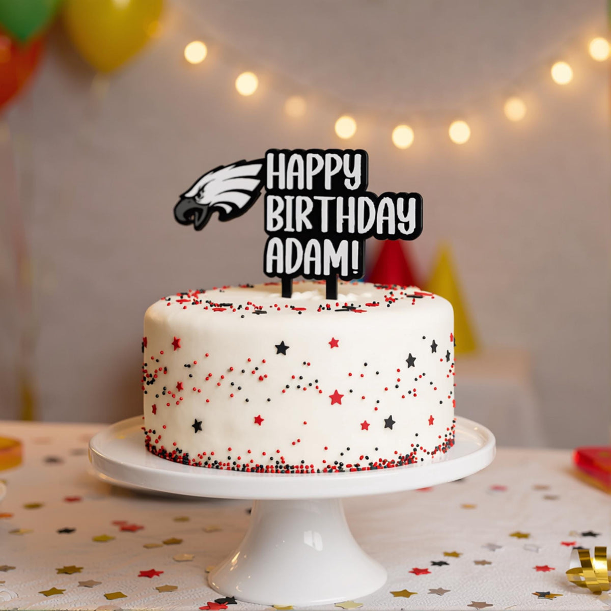 Philadelphia Eagles Cake Topper