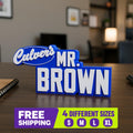 Personalized Culver’s Desk Name Plate