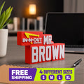 Personalized In-N-Out Desk Name Plate