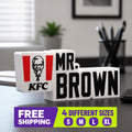 Personalized KFC Desk Name Plate