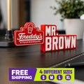 Personalized Freddy’s Desk Name Plate