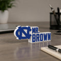 Personalized North Carolina Tar Heels Desk Name Plate