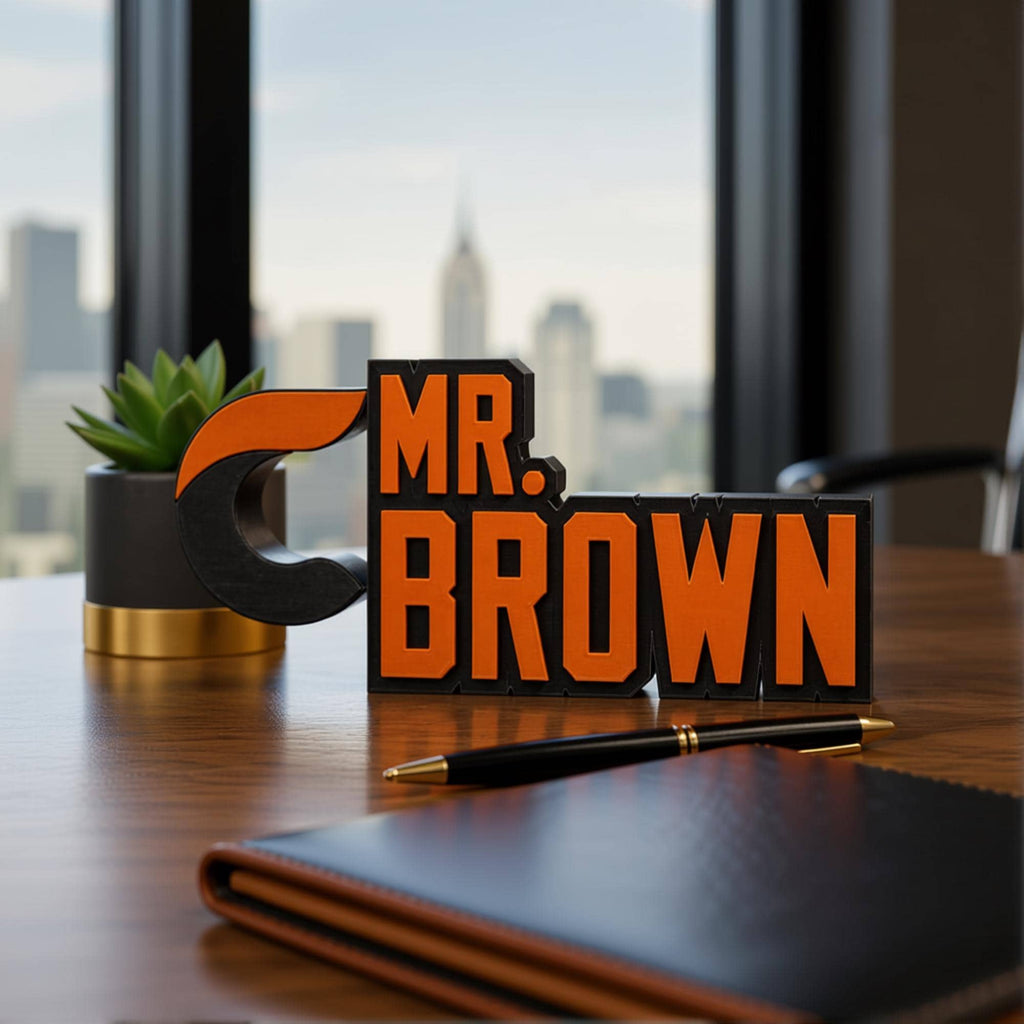 Personalized Celsius Desk Name Plate