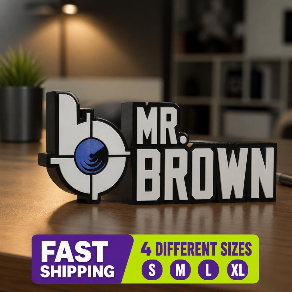 Personalized Bang Energy Desk Name Plate