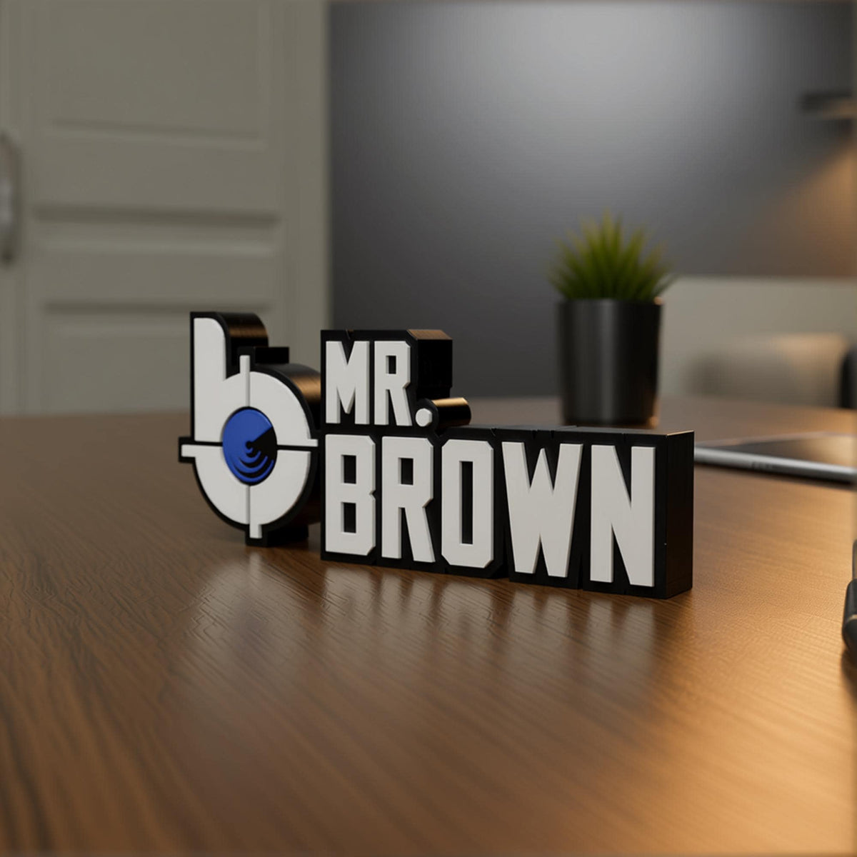 Personalized Bang Energy Desk Name Plate