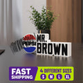 Personalized Pepsi Desk Name Plate