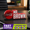 Personalized Coca-Cola Desk Name Plate