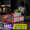 Personalized Dr. Pepper Desk Name Plate