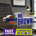 Personalized Sunkist Desk Name Plate